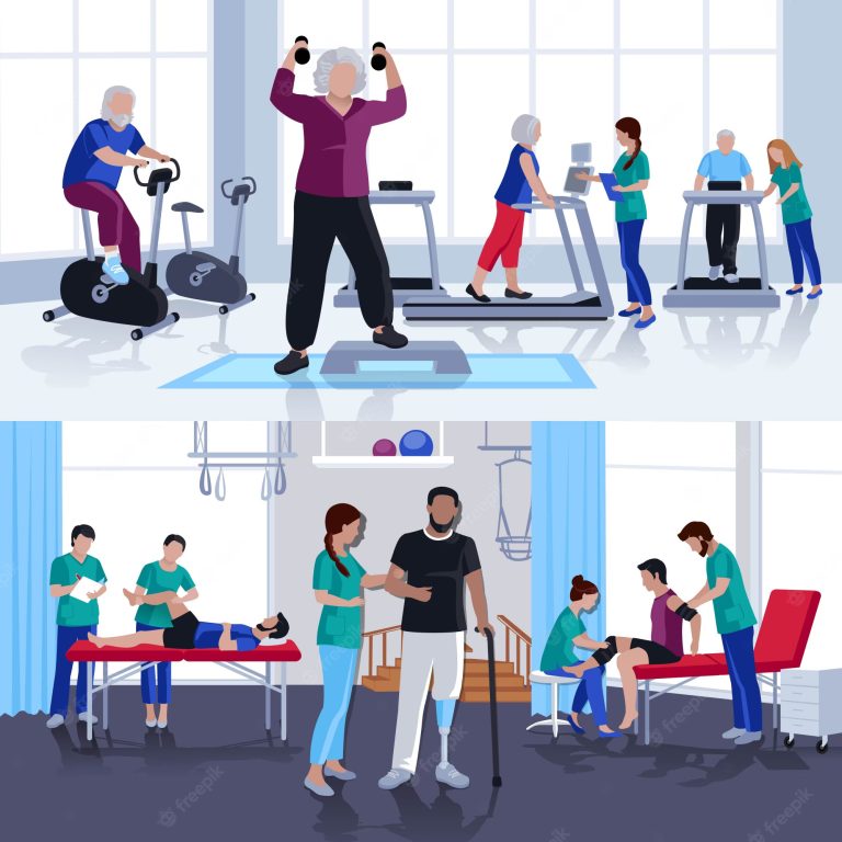 physiotherapy-rehabilitation-center-2-flat-banners_1284-15882